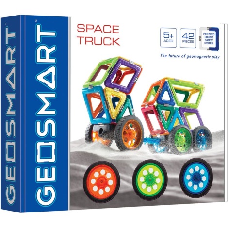 GeoSmart - Magneettinen rakennussarja Space Truck 42 kpl