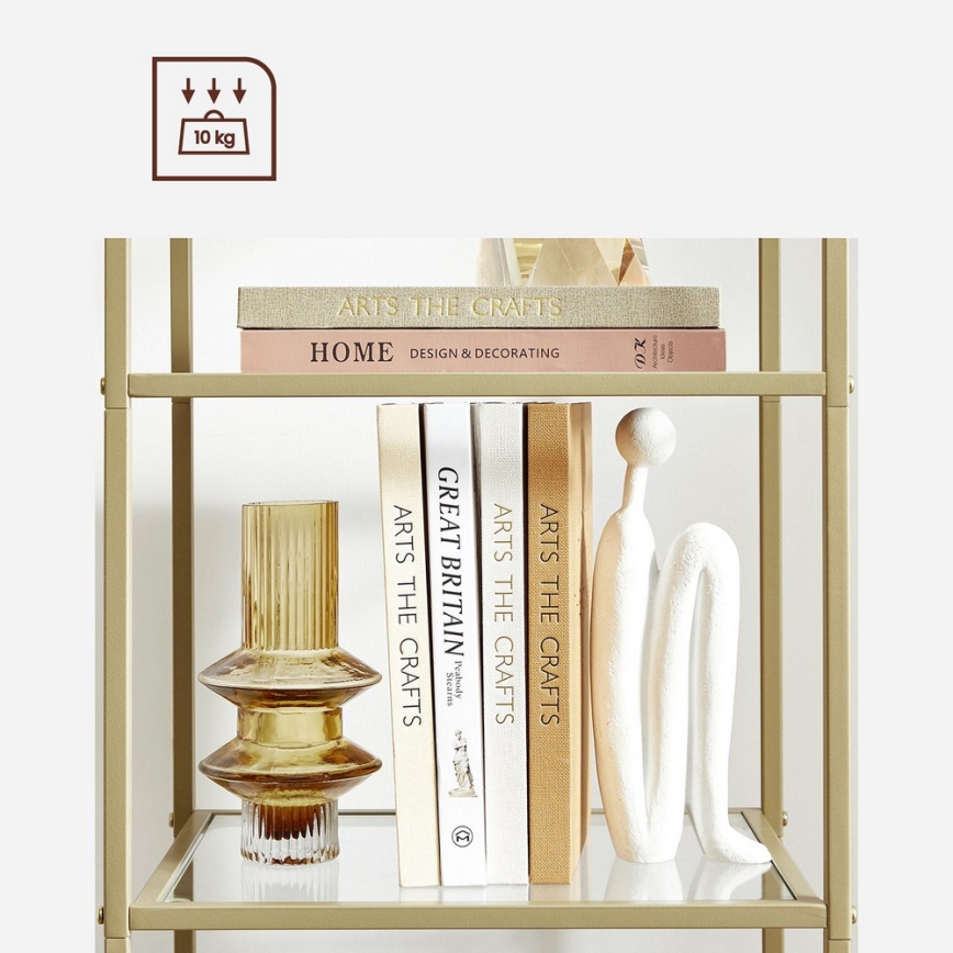 GLASY-kirjahylly, kultainen