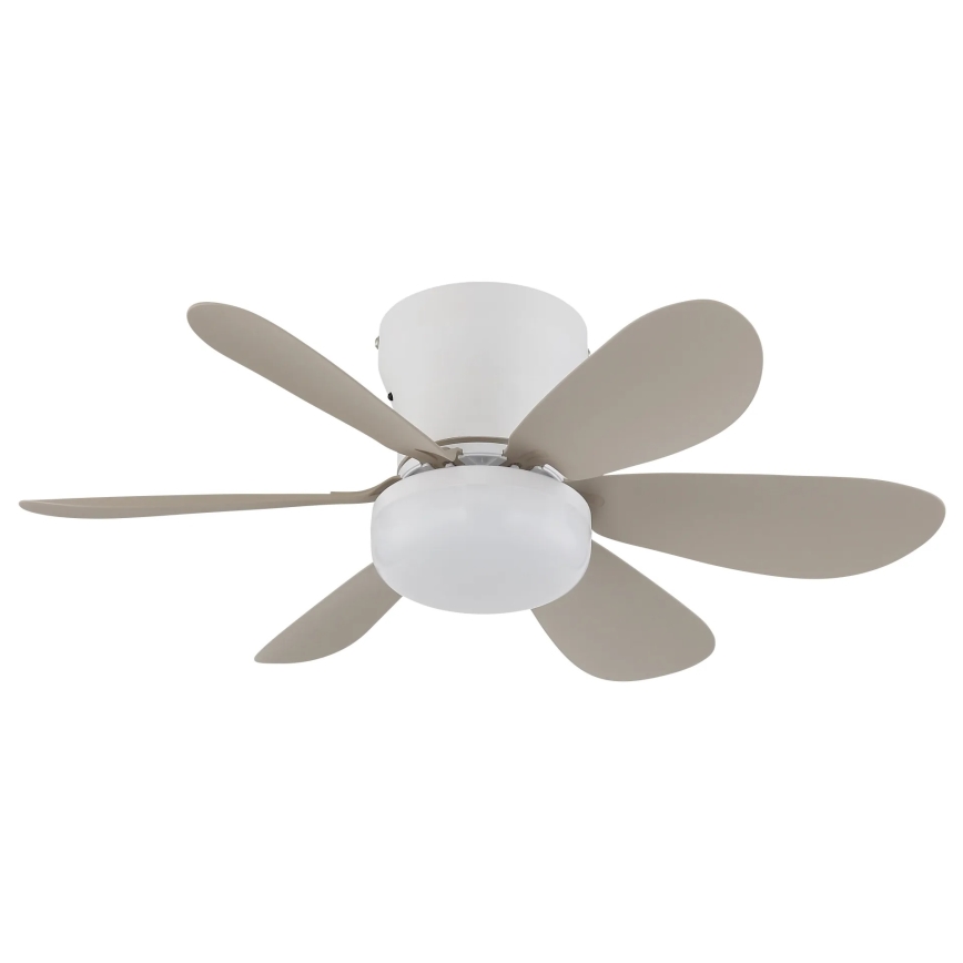 Globo - Himennettävä LED-kattotuuletin LED/5W/230V 2700-6500K beige + kauko-ohjain