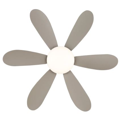 Globo - Himennettävä LED-kattotuuletin LED/5W/230V 2700-6500K beige + kauko-ohjain