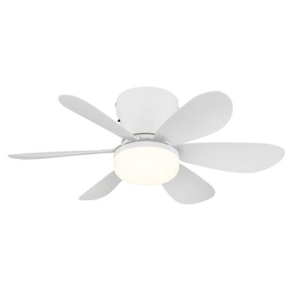 Globo - LED-himmennettävä kattotuuletin LED/5W/230V 2700-6500K valkoinen + kaukosäädin