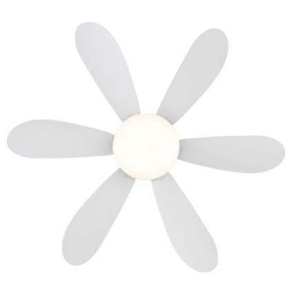 Globo - LED-himmennettävä kattotuuletin LED/5W/230V 2700-6500K valkoinen + kaukosäädin
