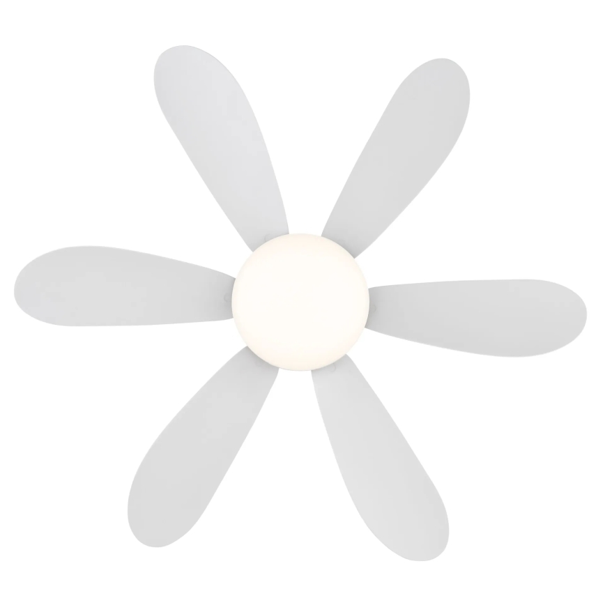 Globo - LED-himmennettävä kattotuuletin LED/5W/230V 2700-6500K valkoinen + kaukosäädin
