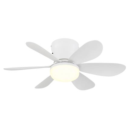 Globo - LED-himmennettävä kattotuuletin LED/5W/230V 2700-6500K valkoinen + kaukosäädin