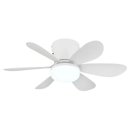 Globo - LED-himmennettävä kattotuuletin LED/5W/230V 2700-6500K valkoinen + kaukosäädin