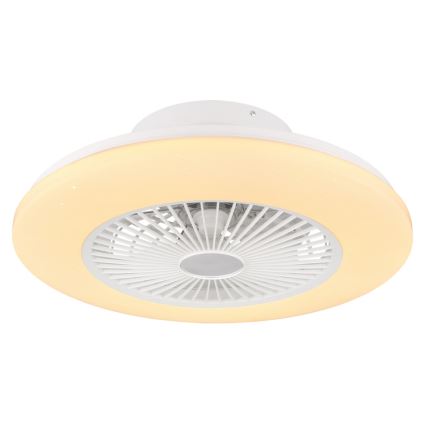Globo - LED Himmennettävä kattovalo tuulettimella LED/30W/230V 3000-6500K + kaukosäädin