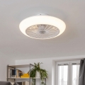 Globo 03632W - LED-kattovalaisin tuulettimella LAFEE LED/18W/230V