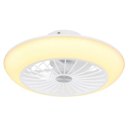 Globo 03632W - LED-kattovalaisin tuulettimella LAFEE LED/18W/230V