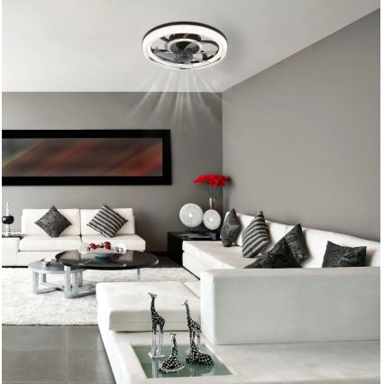 Globo - LED himmennettävä kattotuuletin LED/30W/230V 2700-6000K + kaukosäädin