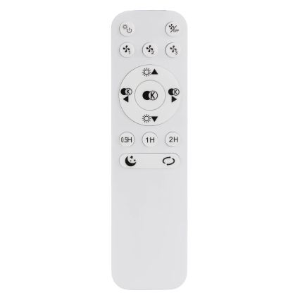 Globo - himmennettävä LED-kattotuuletin LED/40W/230V 3000-6500K musta + kaukosäädin