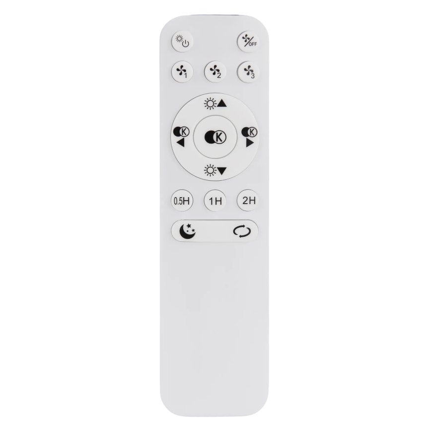 Globo - himmennettävä LED-kattotuuletin LED/40W/230V 3000-6500K musta + kaukosäädin