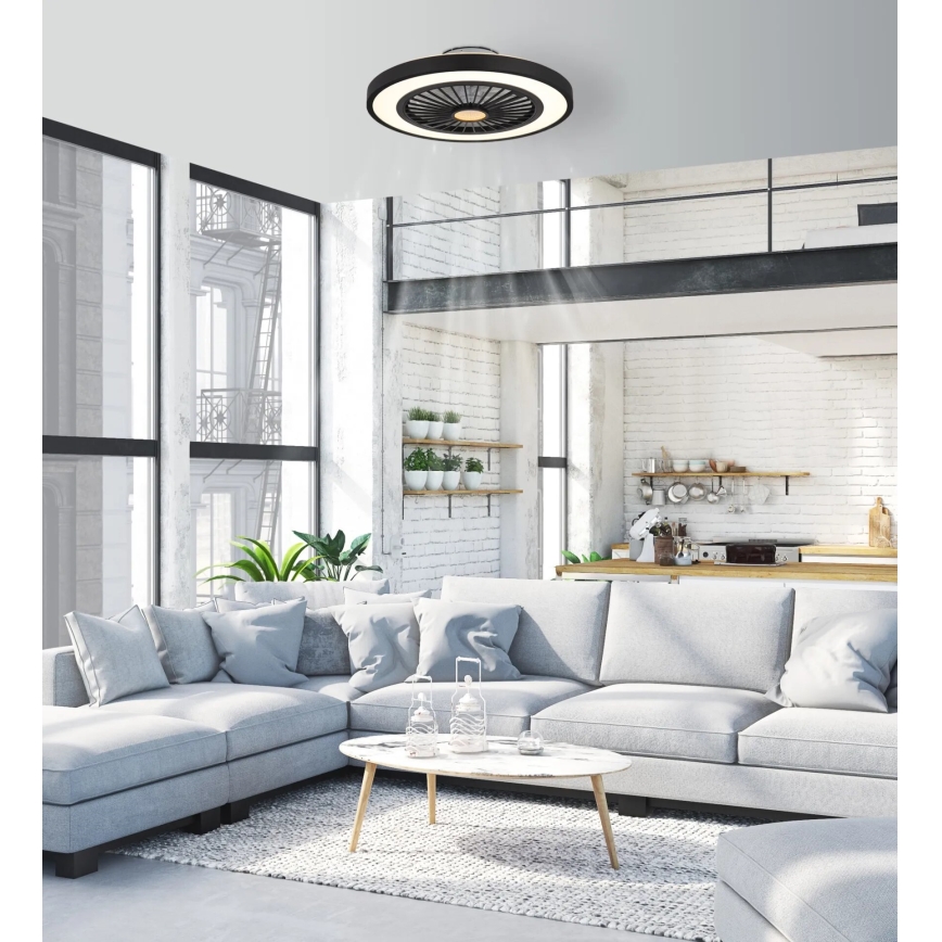 Globo - LED himmennettävä kattotuuletin LED/45W/230V 3000-6500K + kaukosäädin