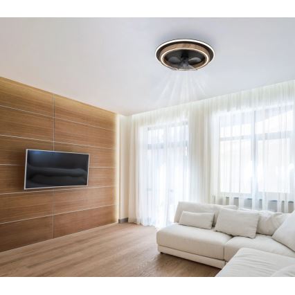 Globo - LED-himennettävä kattotuuletin LED/32W/230V 2700-6500K + kaukosäädin