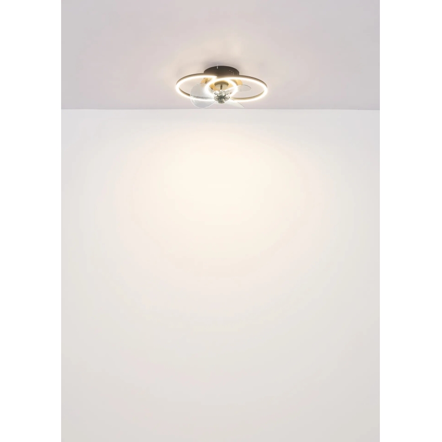 Globo - LED himmennettävä kattotuuletin LED/24W/230V 2700-6500K + kaukosäädin