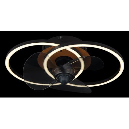 Globo - LED himmennettävä kattotuuletin LED/24W/230V 2700-6500K + kaukosäädin