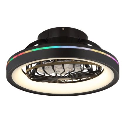 Globo - LED RGB Himmennettävä katto tuuletin LED/40W/230V 2700-6500K + kauko-ohjaus