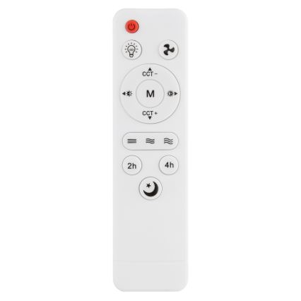 Globo - Himennettävä kattotuuletin LED/15W/230V 2700-6500K musta + kaukosäädin