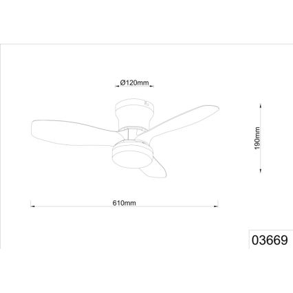 Globo - Himennettävä kattotuuletin LED/15W/230V 2700-6500K musta + kaukosäädin
