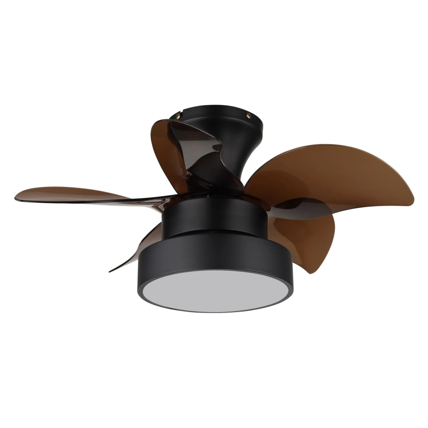 Globo - himmennettävä LED-kattotuuletin LED/22W/230V 3000/4500/6000K ruskea + kaukosäädin