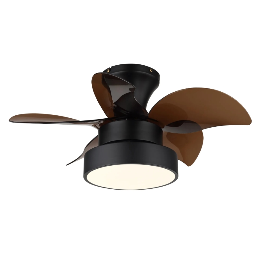 Globo - himmennettävä LED-kattotuuletin LED/22W/230V 3000/4500/6000K ruskea + kaukosäädin