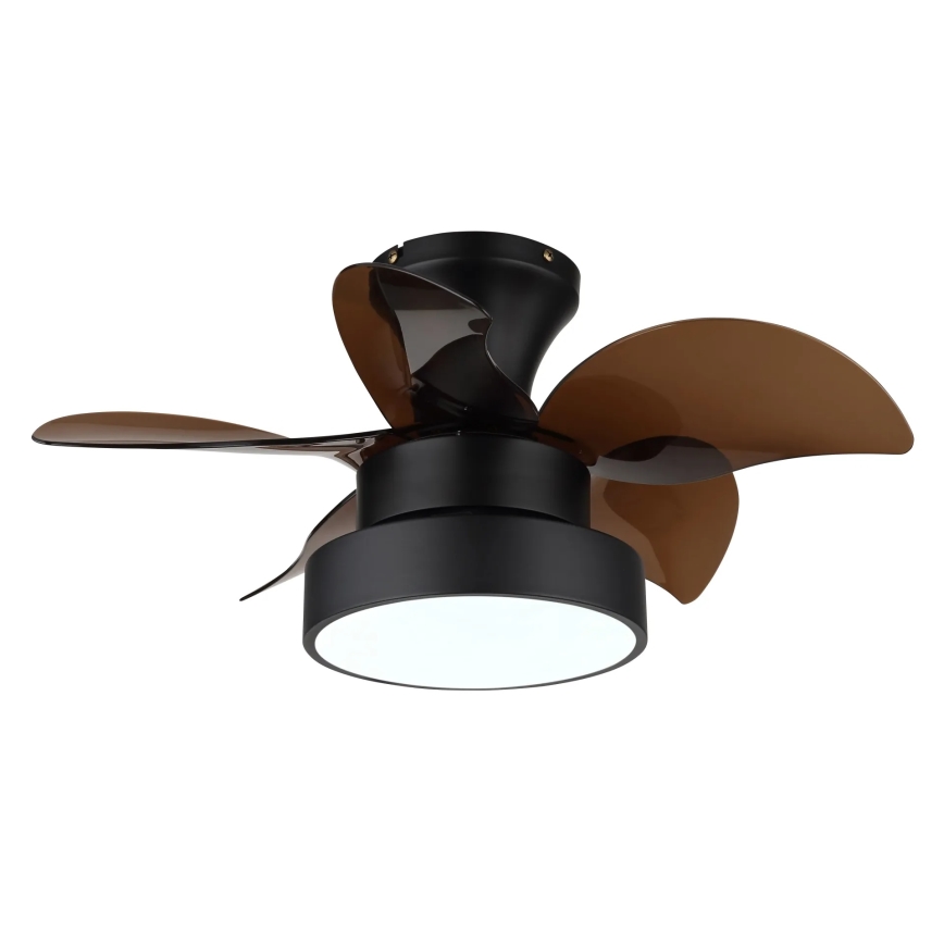 Globo - himmennettävä LED-kattotuuletin LED/22W/230V 3000/4500/6000K ruskea + kaukosäädin