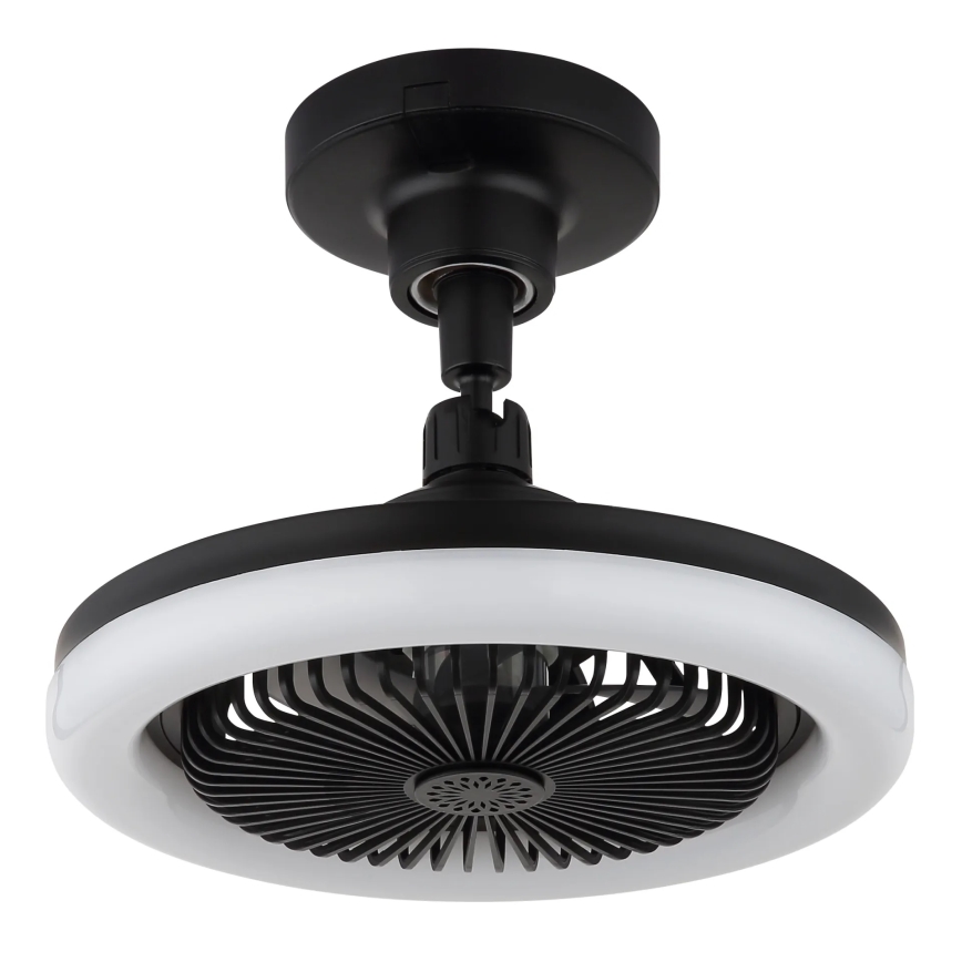 Globo - Himmennettävä LED-kattotuuletin LED/20W/230V 3000-6500K musta + kaukosäädin