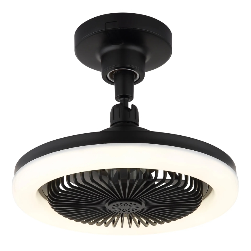 Globo - Himmennettävä LED-kattotuuletin LED/20W/230V 3000-6500K musta + kaukosäädin