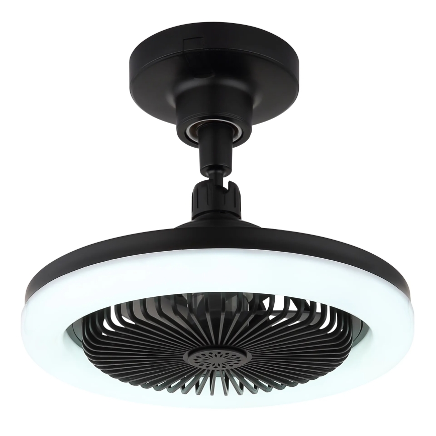Globo - Himmennettävä LED-kattotuuletin LED/20W/230V 3000-6500K musta + kaukosäädin