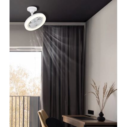 Globo - himmennettävä LED-kattotuuletin LED/20W/230V 3000-6500K valkoinen + kaukosäädin