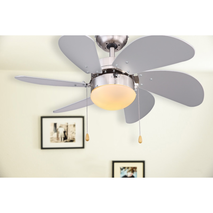 Globo - Kattotuuletin 1xE14/60W/230V