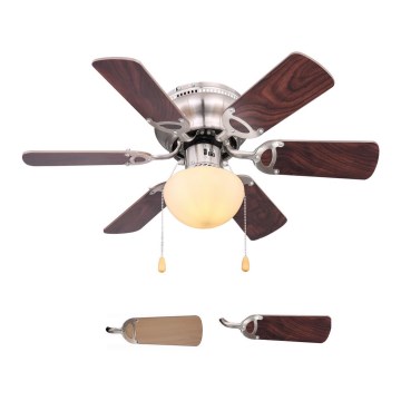 Globo 03802 - Kattotuuletin UGO 1xE27/60W/230V