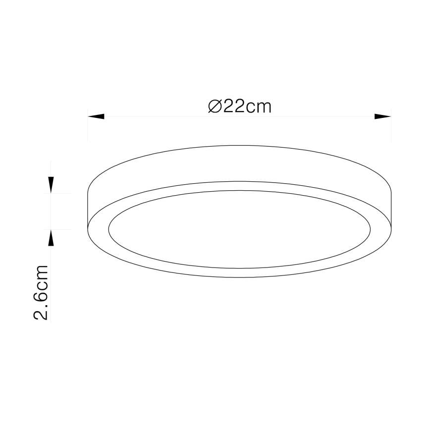 Globo - LED-kattovalaisin LED/28W/230V