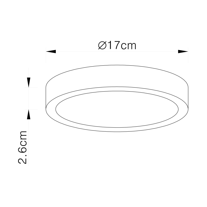 Globo - LED himmennettävä kattovalaisin LED/22W/230V