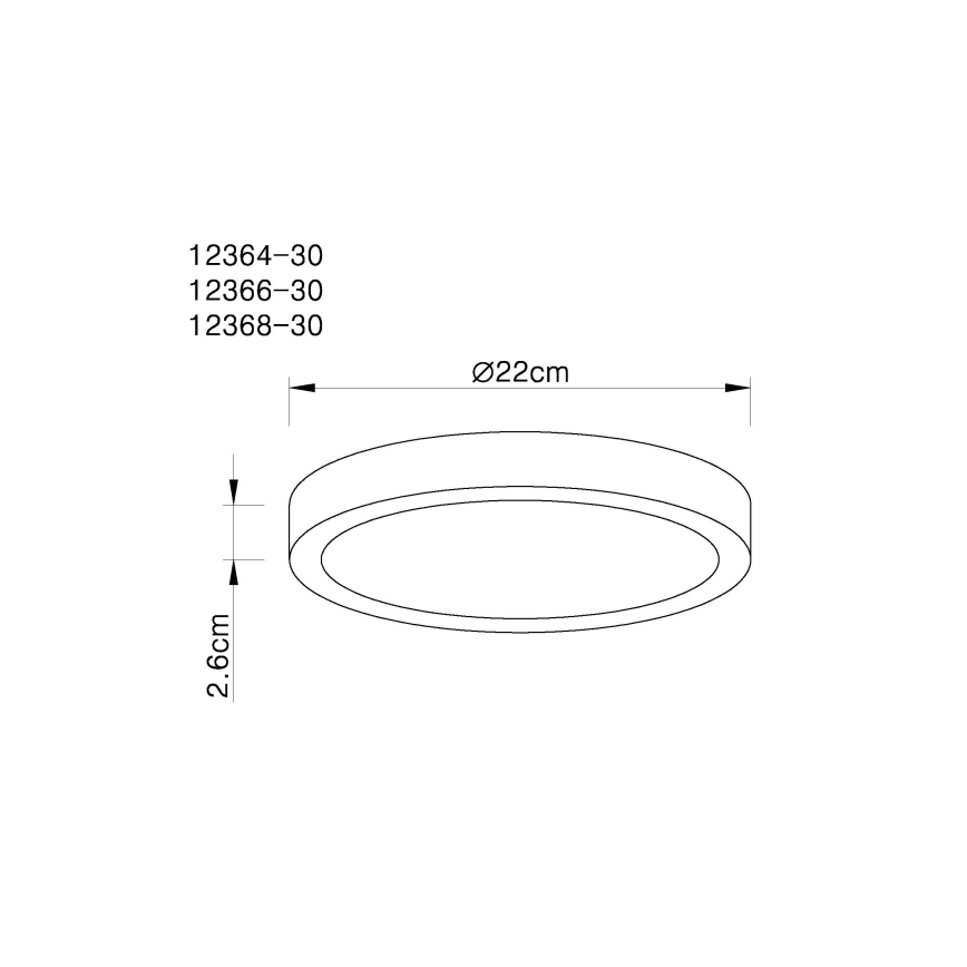 Globo - LED himmennettävä kattovalaisin LED/28W/230V