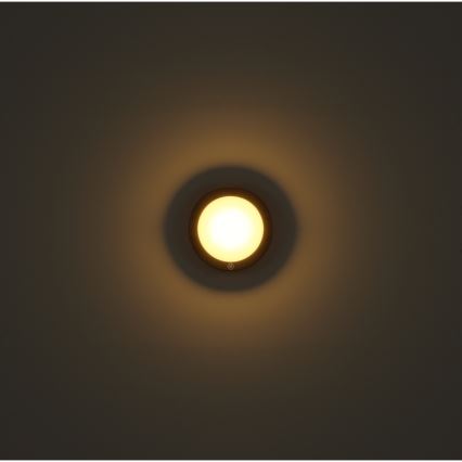 Globo - LED ladattava kosketusseinävalaisin LED/1,2W/3,7V halkaisija 15 cm 1800 mAh musta