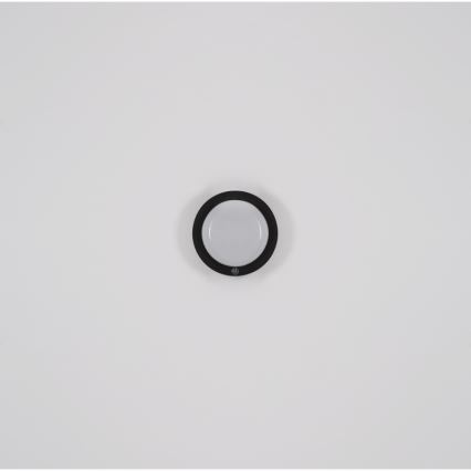 Globo - LED ladattava kosketusseinävalaisin LED/1,2W/3,7V halkaisija 15 cm 1800 mAh musta