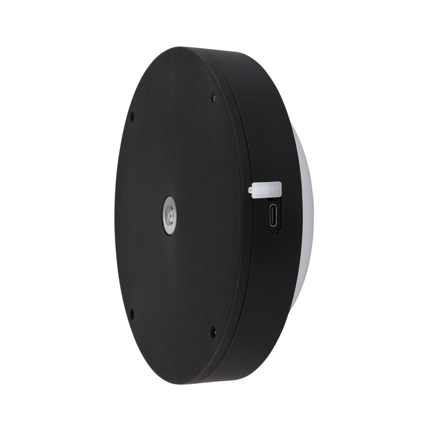 Globo - LED ladattava kosketusseinävalaisin LED/1,2W/3,7V halkaisija 15 cm 1800 mAh musta