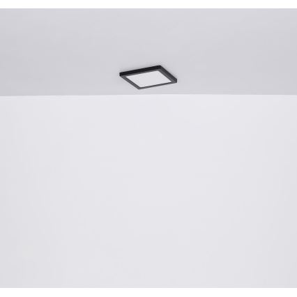 Globo - LED Kattovalo LED/18W/230V 3000/4000/6500K musta
