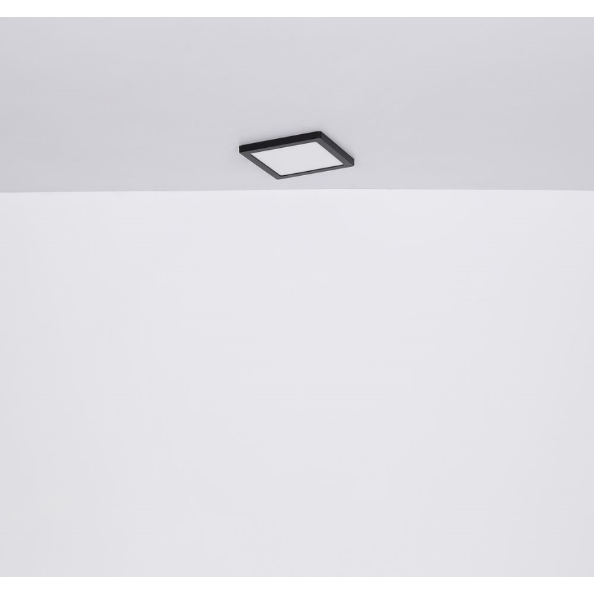 Globo - LED Kattovalo LED/18W/230V 3000/4000/6500K musta