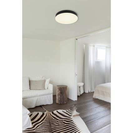 Globo - LED-kattovalaisin LED/24W/230V 3000K/4000K/6500K halkaisija 30 cm musta