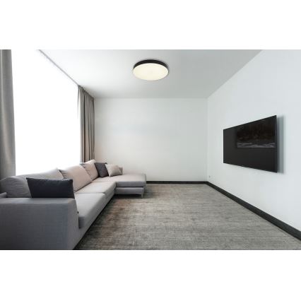 Globo - LED-kattovalaisin LED/36W/230V 3000K/4000K/6500K halkaisija 40 cm musta