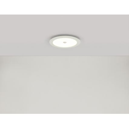 Globo - LED Kylpyhuoneen uppoasennettava alasvalo anturilla LED/18W/230V IP44