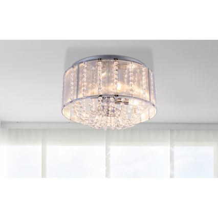 Globo - Kristallikattovalaisin 4xE14/40W/230V