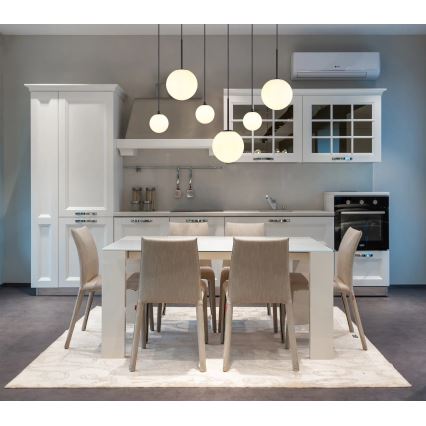 Globo - Kattokruunu johdossa 3xE27/9W/230V + 3xG9/5W