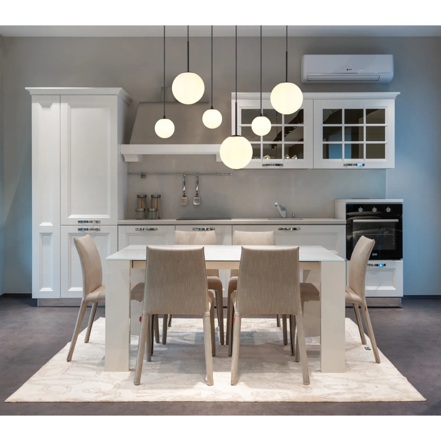 Globo - Kattokruunu johdossa 3xE27/9W/230V + 3xG9/5W