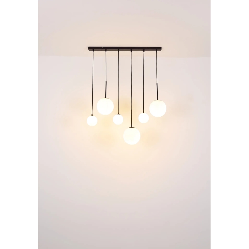 Globo - Kattokruunu johdossa 3xE27/9W/230V + 3xG9/5W