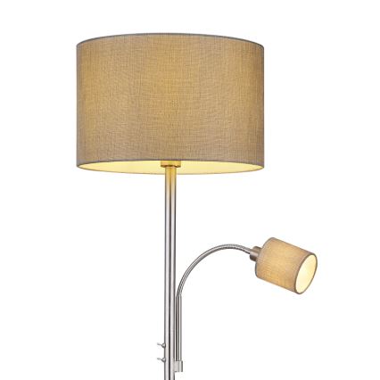 Globo - Lattialamppu 1xE27/40W/230V + 1xE14/25W