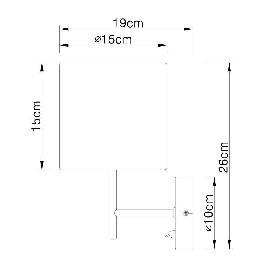 Globo - Seinävalaisin 1xE14/40W/230V