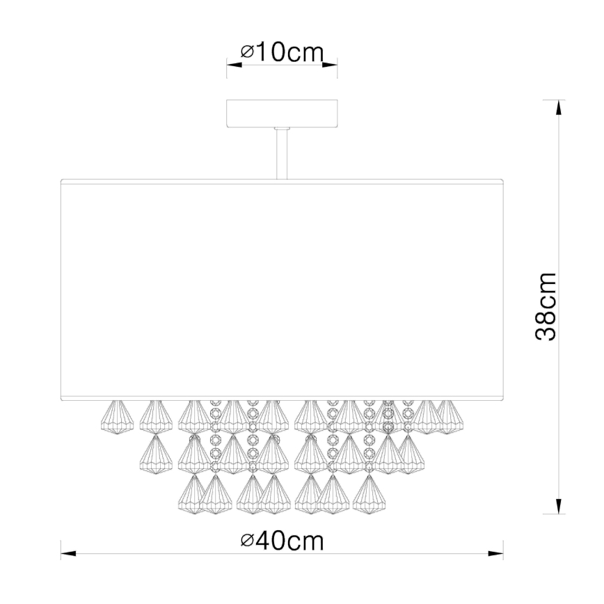 Globo - Kattovalo 1xE27/60W/230V