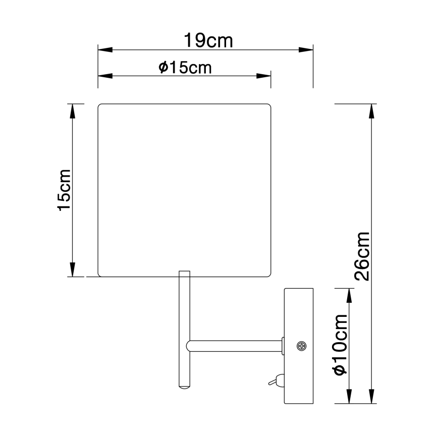 Globo - Seinävalaisin 1xE14/40W/230V